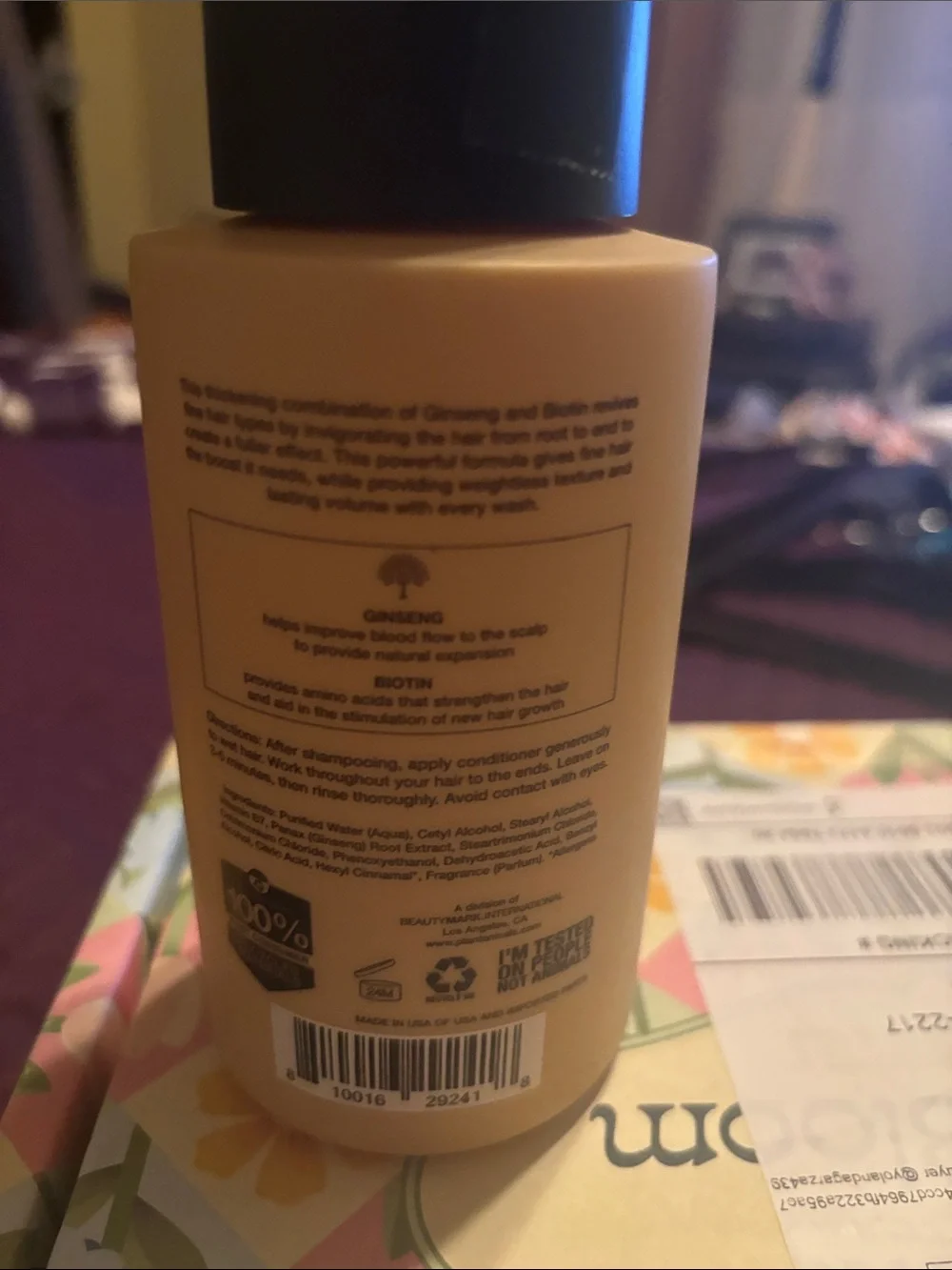 Planttancials Thickening Conditioner for Fine hair Miracle Worker!